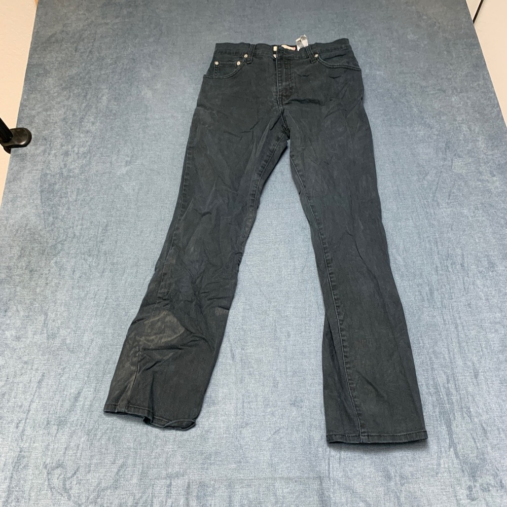 Levi's 550 Bootcut Jeans Women 6M Black Denim Cotton Stretch Zip Fly Relaxed Fit
